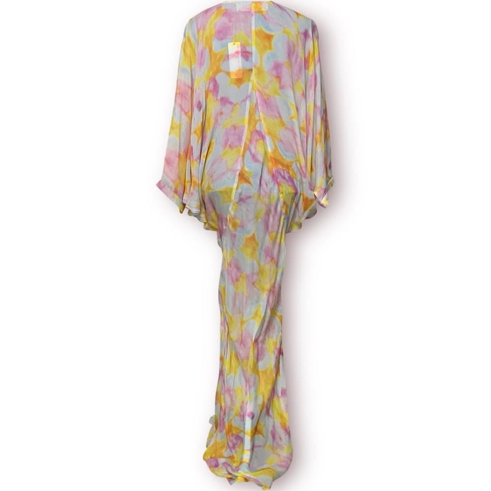NEW Jen’s Pirate Booty Kingdom Kaftan Glamorous Batwing Swim Cover-Up Maxi Dress - Picture 8 of 14